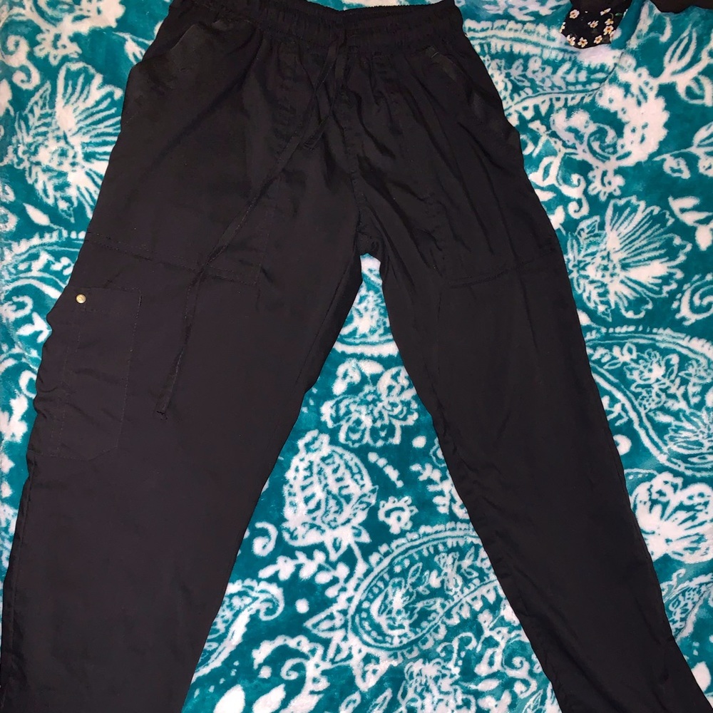 Black Scrub Set